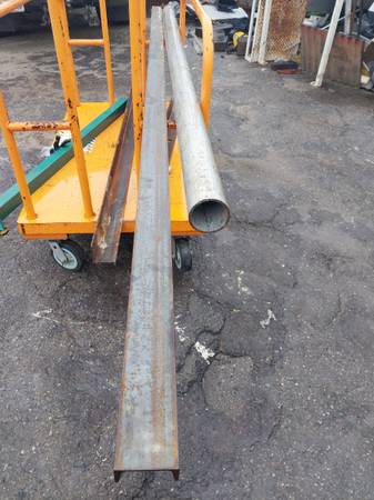 3-1/2" by  3/16" by 102" threaded pipe 1