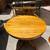 Antique round claw foot table and chairs w/bench 1 thumbnail