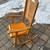 Vintage Les Freres Clement Canada Folding maple rocking chair A114 3 thumbnail