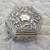 /// VTG HEXAGON FOOTED TRINKET BOX \\\ 3 thumbnail