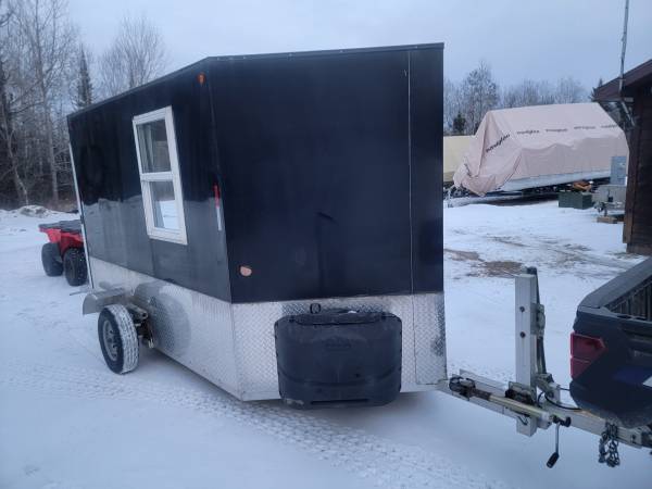 2017 Ridgeline fish 6 X 10 toy hauler fish house 1