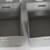 2 Grey Cotton storage Laundry Fabric Basket Clothes Toys Hamper 2 thumbnail