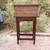 Rustic Rustic 1920s one piece woven/wood Sewing Box/Console Table 13 thumbnail