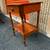 Antique Sheraton style one drawer nighstand side table 5 thumbnail
