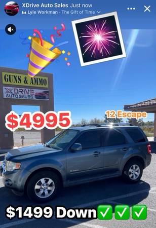 🎉🎆2012 Ford Escape Hybrid Limited $1499 Down✅✅✅ 1