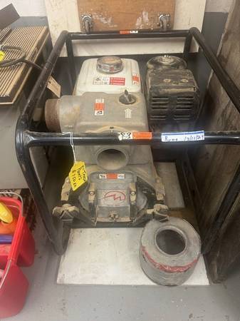 Honda 8hp 3" trash pump 1