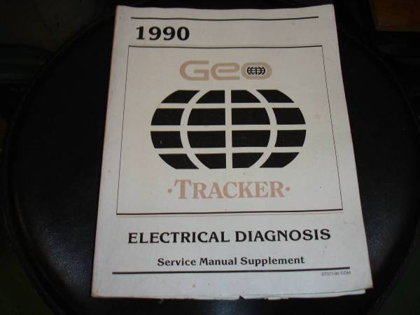 Geo Tracker electrical diagnosis 1990 1