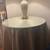 Essential side round table by Ballard Design with glass table top 3 thumbnail
