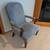 Antique Solid Upholstered Mahogany Chair Perfect 2 thumbnail