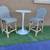 Bistro table set. Brand new packing material still on 3 thumbnail