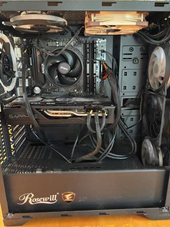 Used gaming pc Ryzen 5 3600, RX 5700XT, 16gb ram, win 11 1