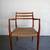 Vintage JL Moller #62 armchairs with cord seats - two available 12 thumbnail