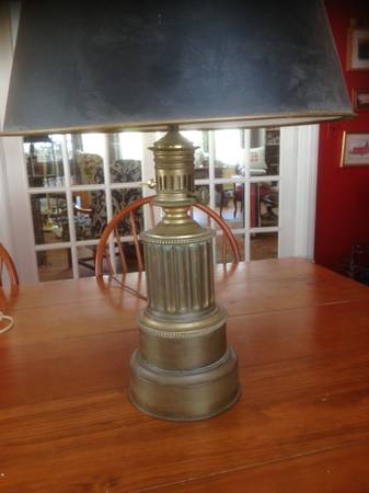 MCM brass table lamps 1