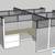 Herman Miller AO2 Office Cubicles Workstations 3x6, 5x5, 5x6, 6x6, 6x7, 6x8, 8x8 14 thumbnail