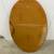 Vintage Large Wood Oval Mirror 2 thumbnail