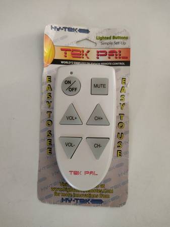 Universal Big Button Remote Control (By Tek Pal) For Sale 1