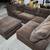 Brown Sectional Sofa / Couch with Ottoman 1 thumbnail