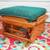 OTTOMAN GLIDER Strong Vintage Foot Rest USA Early American Furniture 7 thumbnail