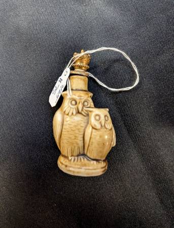 Art Deco Owl Perfume Bottle — Schafer & Vater 1