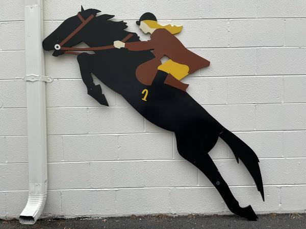 Jumping Horse sign 1/2"x 32"x 80" 1