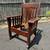 Antique Mission oak rocking chair 1 thumbnail