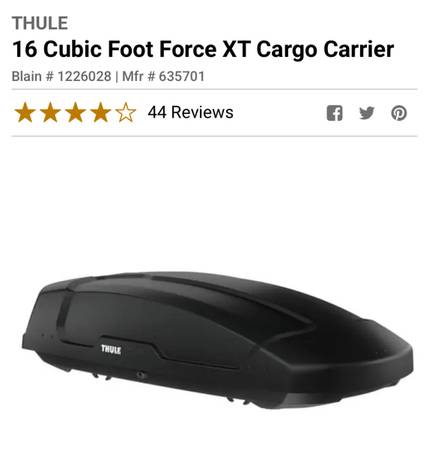 NEW IN BOX - Thule Force XT Large 1