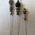 Vintage Set of 3 Silver & Black Stick Pins 1 thumbnail
