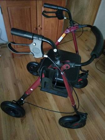 Rolling Walker with a Seat 1