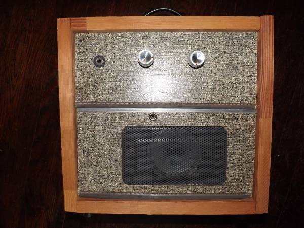 Tube guitar/harp amplifier conversion from Webcor model 2103 tape reco 1