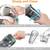 Like new Handheld Compact Dibea Bed Vacuum Cleaner with Roller Brush 8 thumbnail