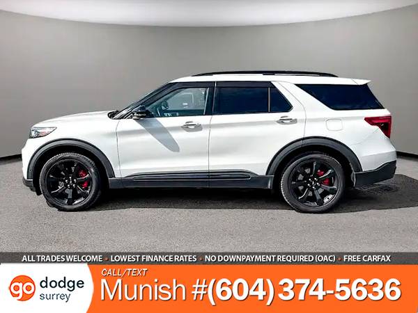 2020 Ford Explorer ST 4WD SUV: HEATED/VENTED LEATHER SEATS, LOCAL 1