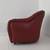 2 Mid century Italian Tufted  Leather Club  Chairs Red 12 thumbnail