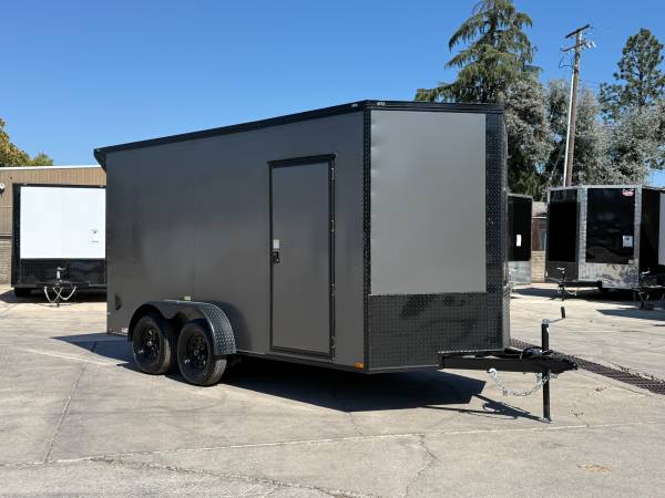 2026 Enclosed Cargo Trailer 7x14 / NEW / Toy Hauler / High Ceiling 7Ft 1