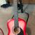 Cresent Pink Acoustic 6-String Guitar-3/4 Size- Plus 2nd Guitar - both 5 thumbnail