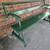 Rare Antique Long Ships Railing Wood & Iron Bench 2 thumbnail