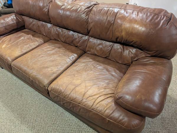 FREE! Leather Couch 1