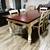🏡 STUNNING Farmhouse 96" Two-Tone Dining Set (Table w/ Storage + 6 Chairs) 2 thumbnail