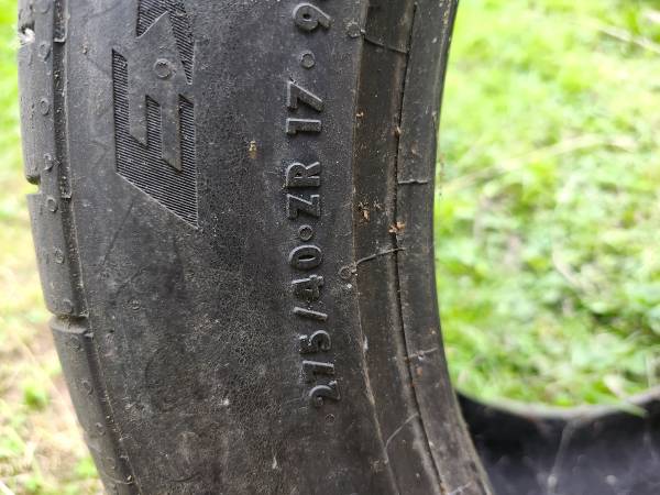 Neumático Continental Extremecontact usado 275/40 ZR17 - $70 (Tacoma)63471373302659121