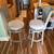 3 matching grey bar stools 2 thumbnail