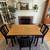 Solid Wood Farmhouse Table and 4 Chairs 9 thumbnail