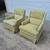 PROJECT: Midcentury Green Wingback Arm Chairs Lounge Chairs - A Pair 2 thumbnail