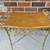 Vintage Wrought Iron Mid Century Vanity Seat with Original Bamboo Seat 9 thumbnail