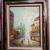 PARIS France. Old Oil Canvas Original Painting 1 thumbnail