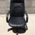 Black Leather Adjustable Swivel Highback Executive Office Desk Chair 1 thumbnail