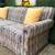 Free Delivery Multi Colored Striped Purple Couch 5 thumbnail