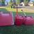 2 gallon, 2.5 gallon and 5 gallon red gasoline fuel containers 3 thumbnail