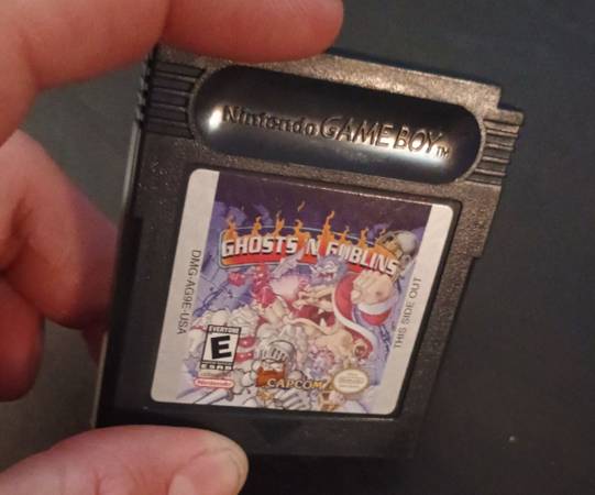 Nintendo Gameboy ghosts n goblins 1