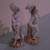 Porcelain Bisque "Opposing Figurines" Pair 2 thumbnail