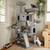 66 Inches Multi-Level Large Cat Tree Tower for Indoor Big Feline/Cozy Plush Perc 1 thumbnail