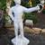 Vintage Large White Concrete Lawn Horse Jockey Statue 44” H 10 thumbnail